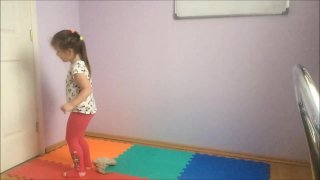 Míra is jumping
